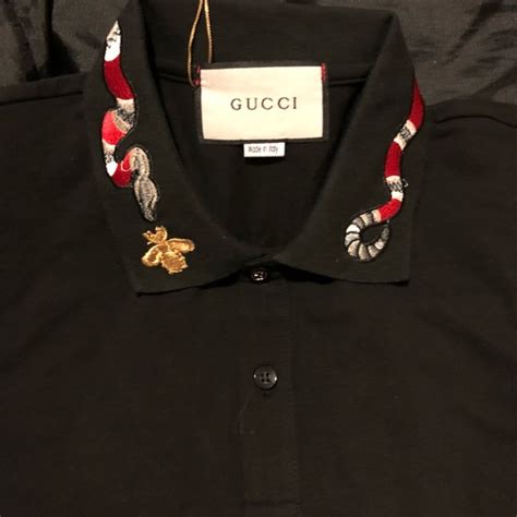 snake gucci fashion|Gucci shirt snake collar.